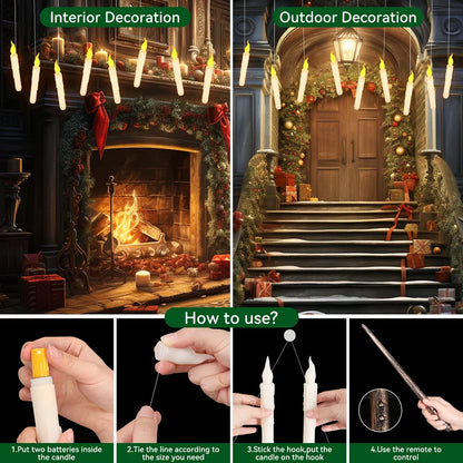 ✨Magical Hogwarts Floating Candles for Holiday Decorations